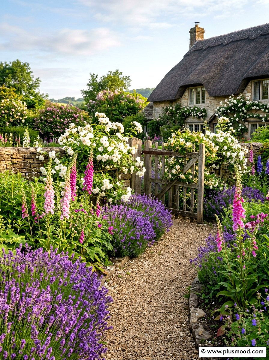 English Cottage Lavender - 25 summer lavender garden ideas