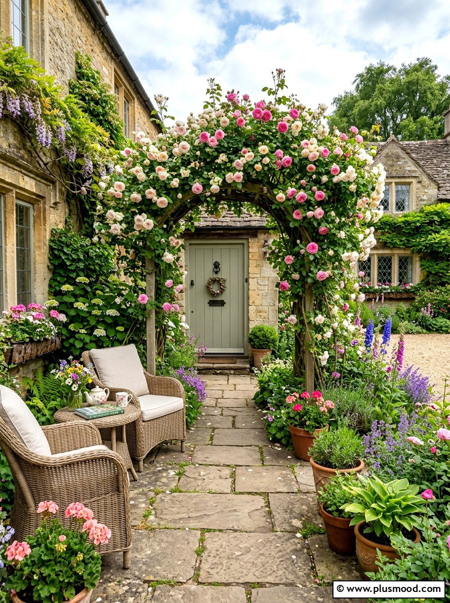 English Garden Front Porch - 25 summer front porch refresh ideas
