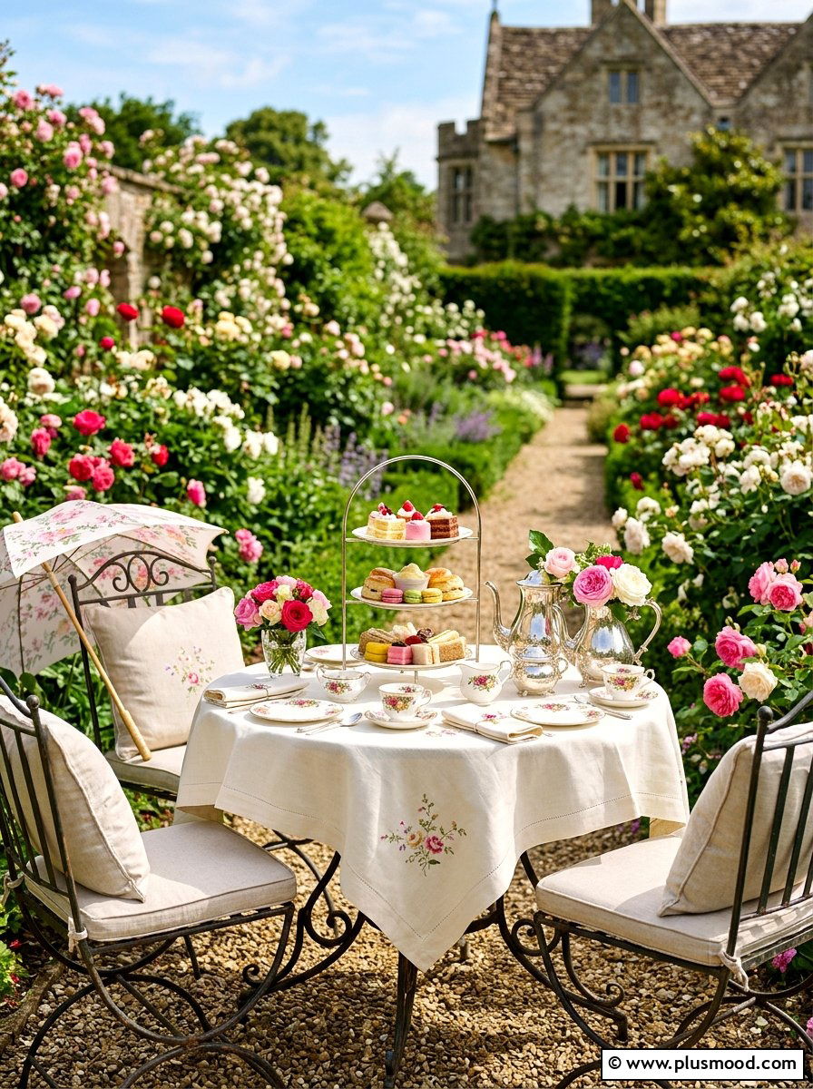 English Garden Tea Party - 25 summer dinner party ideas outdoors