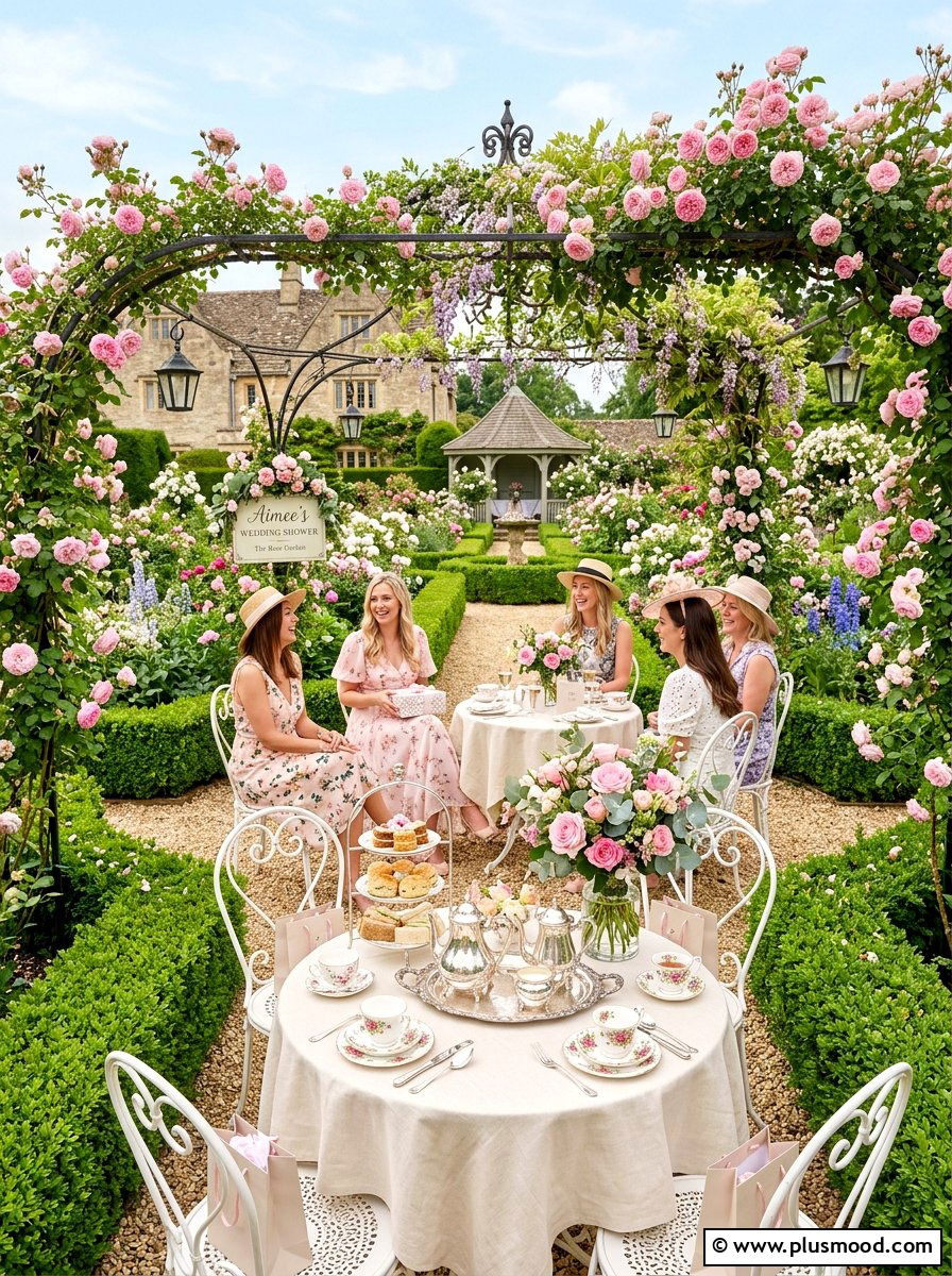 English Rose Garden - 25 summer outdoor wedding shower ideas