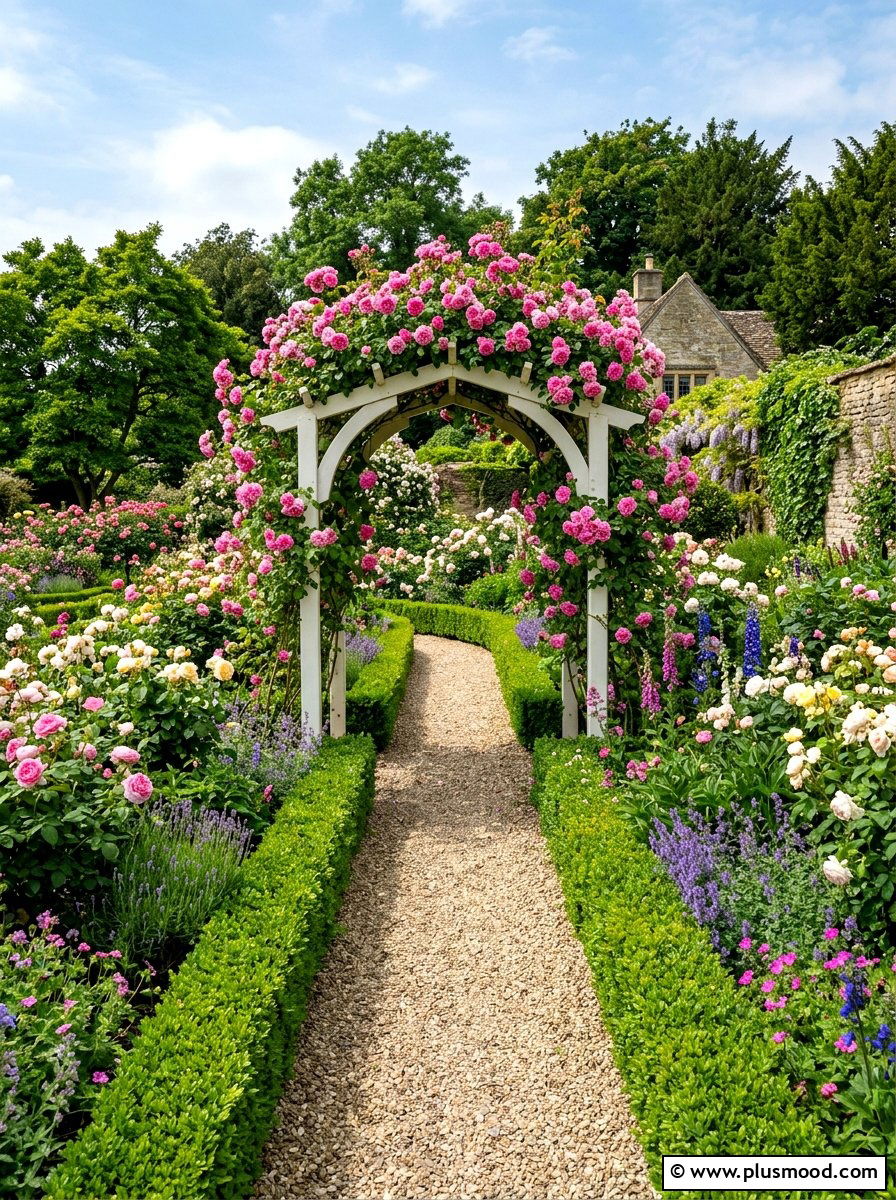 English Rose Garden Style - 25 fresh summer garden styling ideas