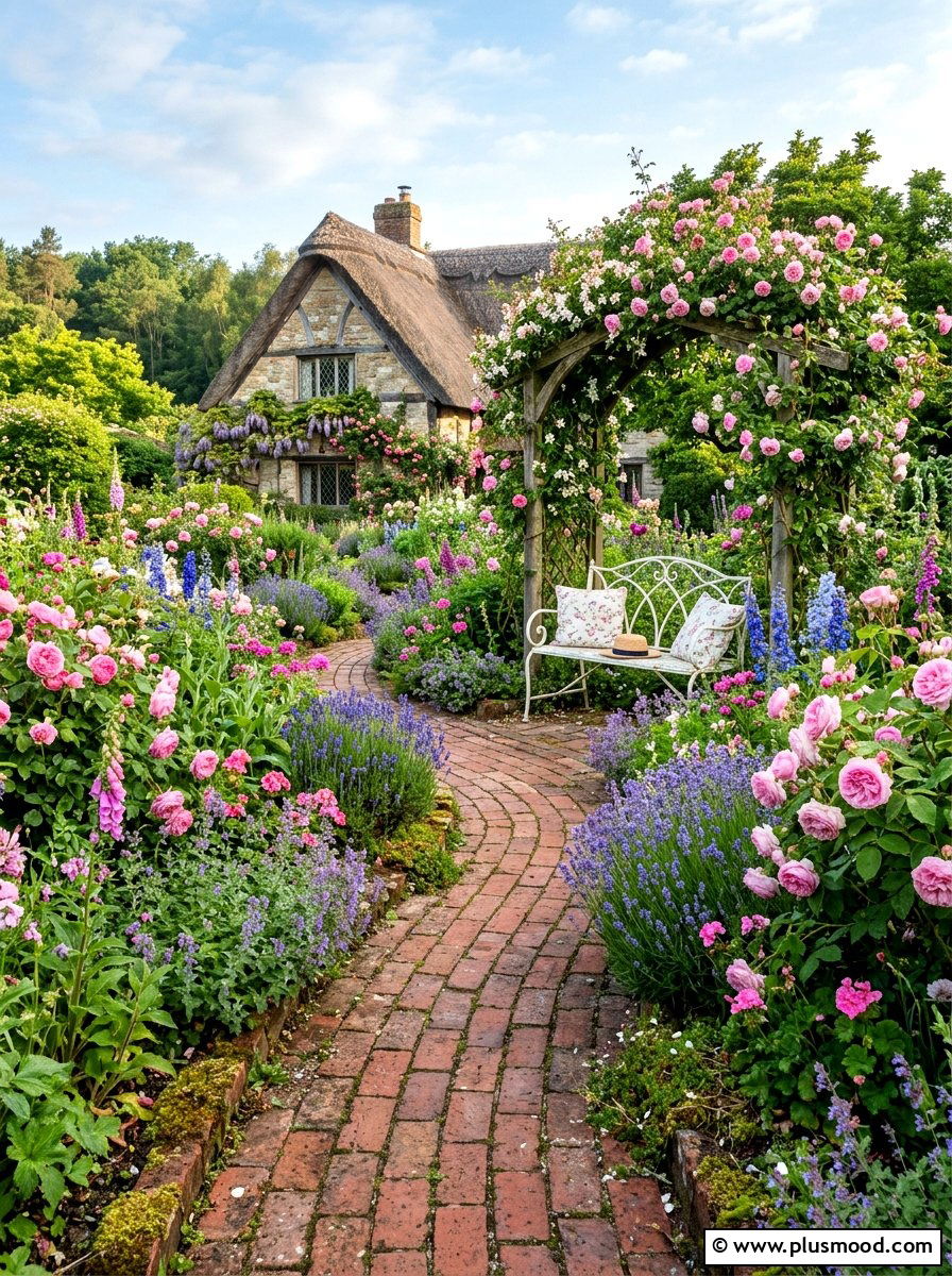 English cottage garden path - 25 summer backyard ideas