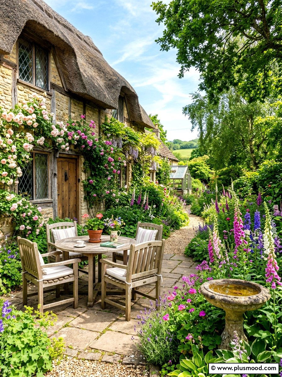 English cottage patio garden - 25 late summer patio decor ideas