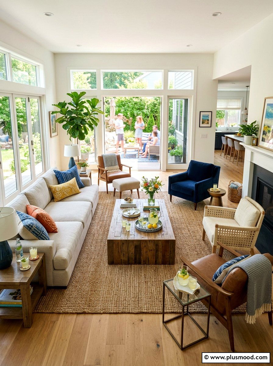 Entertaining Living Room Layout - 25 summer entertaining living room ideas