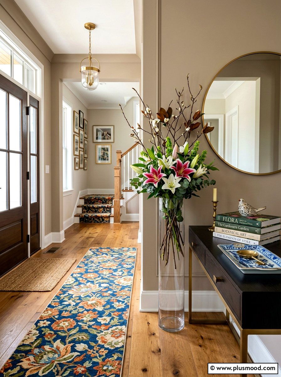 Entryway botanical arrangements - 25 summer decor ideas with florals
