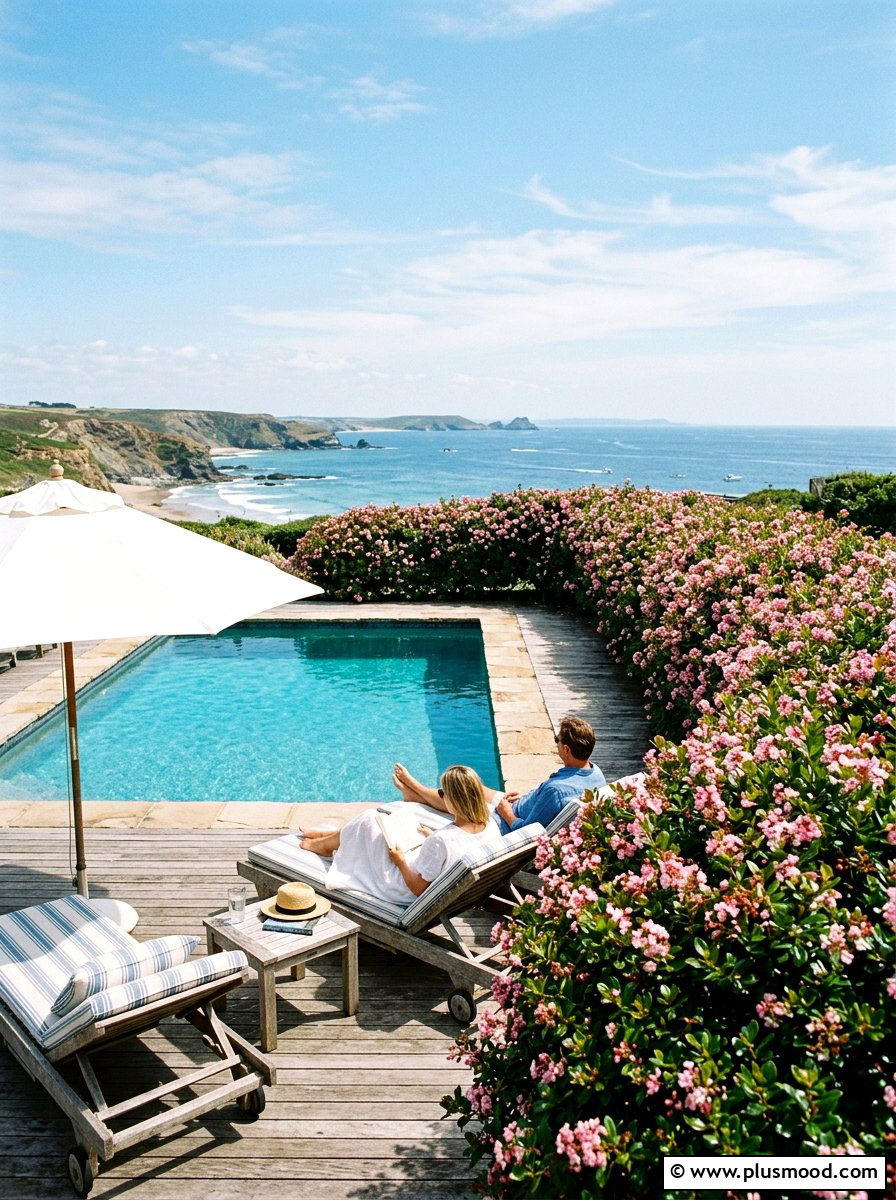 Escallonia pool hedge border - 25 pool landscaping ideas with hedge border