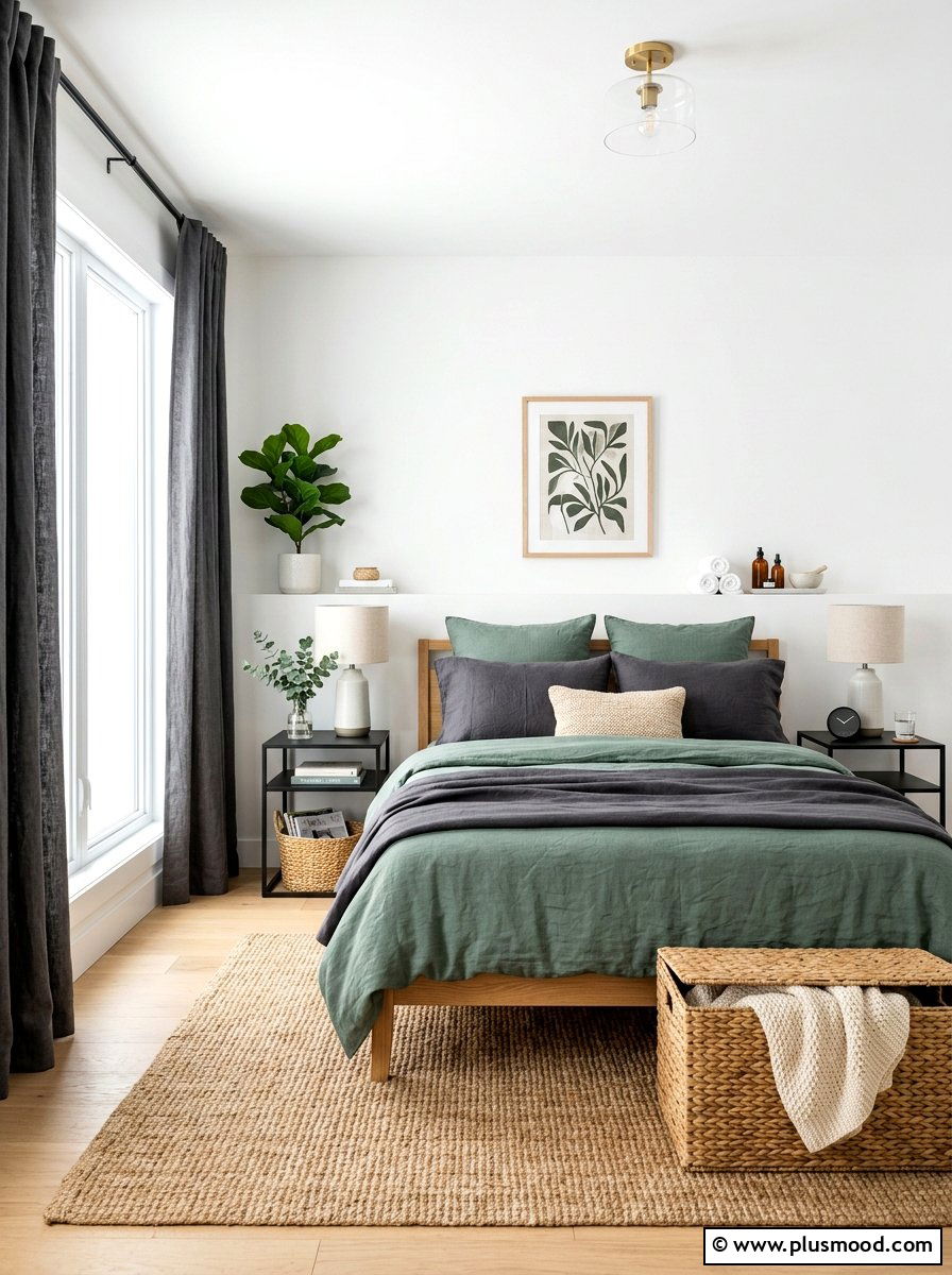 Eucalyptus Green Sheets - 25 summer bedding color ideas