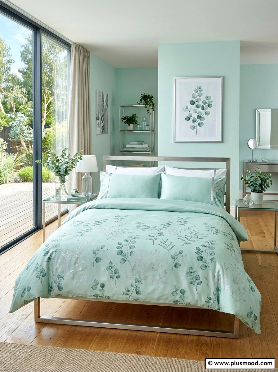 Eucalyptus Summer Duvet Cover - 25 summer duvet styling ideas