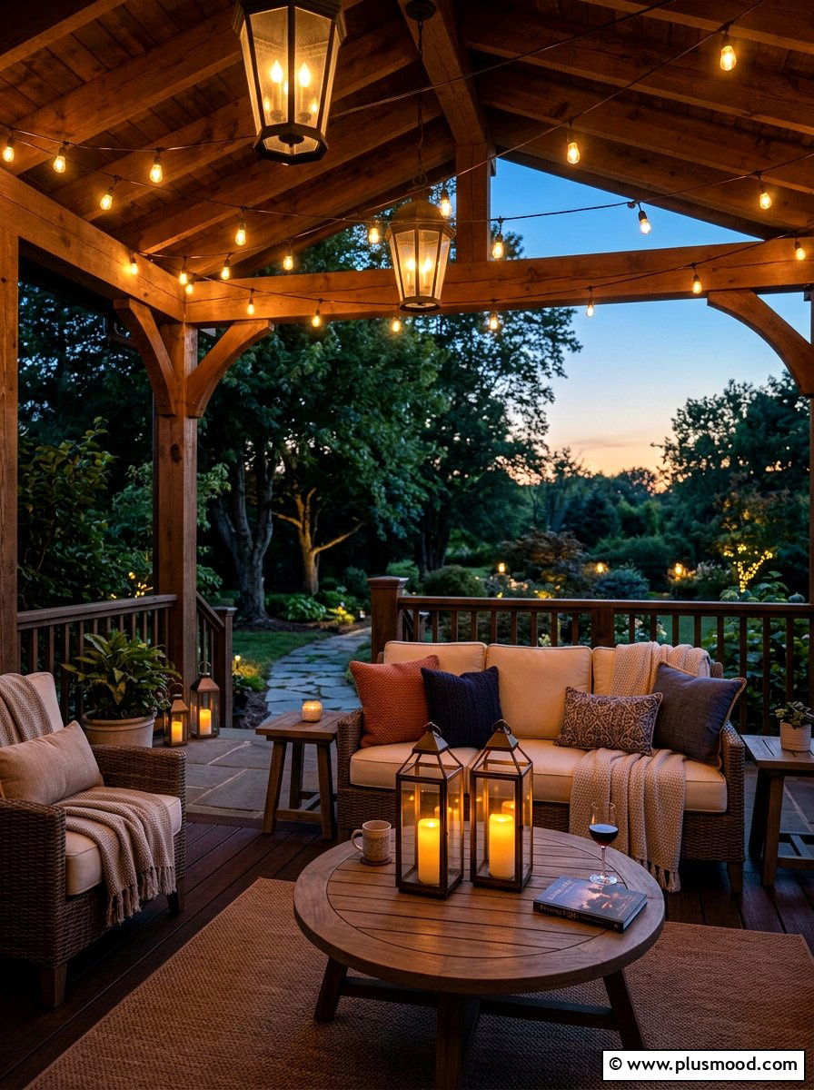 Evening Light Ambience - 25 summer front porch ideas on a budget