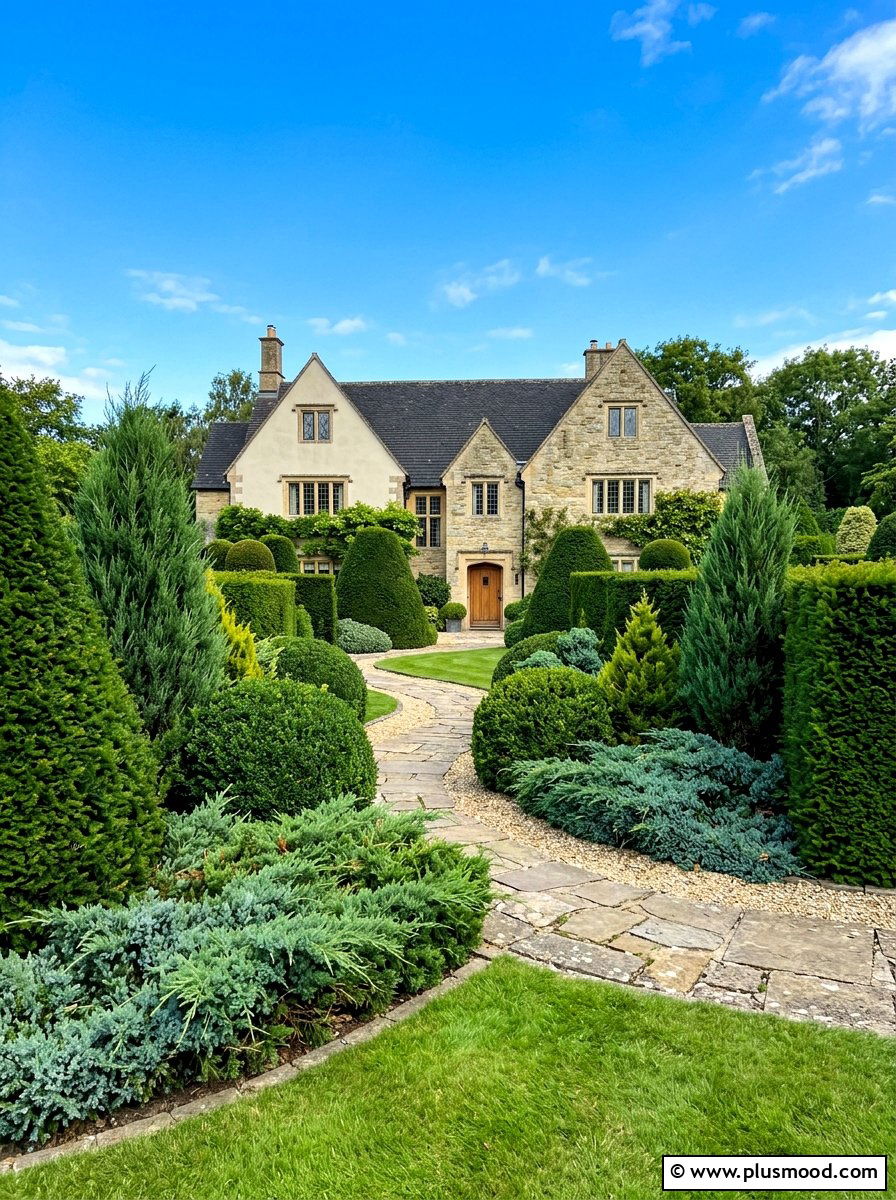 Evergreen shrub landscaping - 25 summer foundation planting ideas for summer
