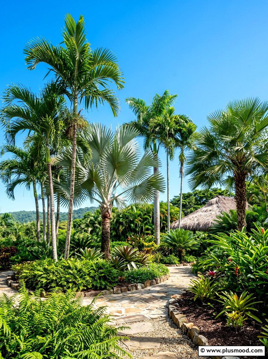 Exotic Palm Tree Landscaping - 25 summer tropical garden ideas