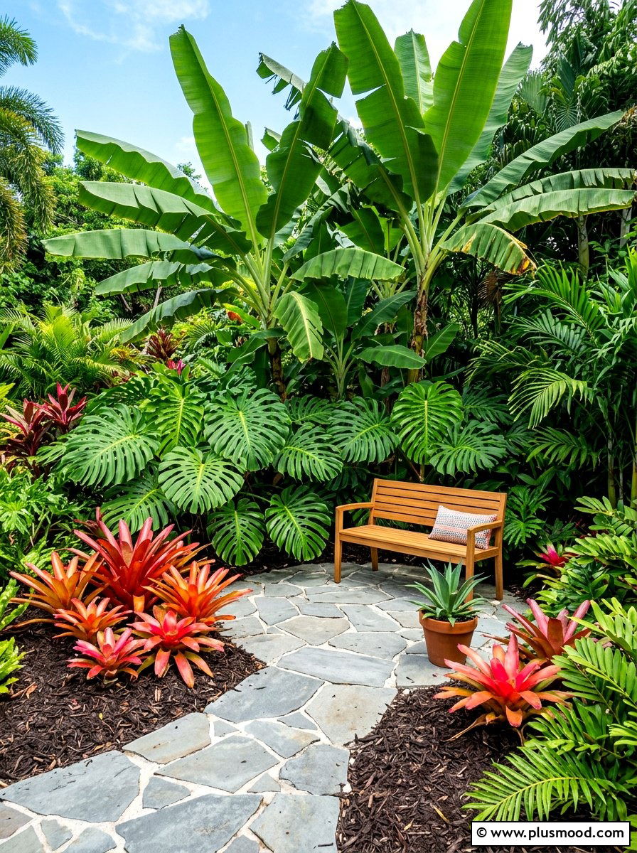 Exotic Plant Landscaping - 25 summer tropical patio ideas