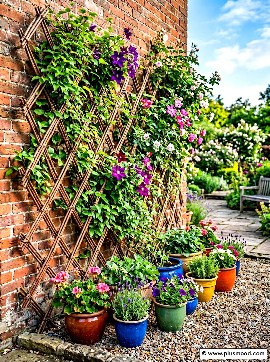 Expanding Willow Trellis - 25 summer balcony trellis ideas