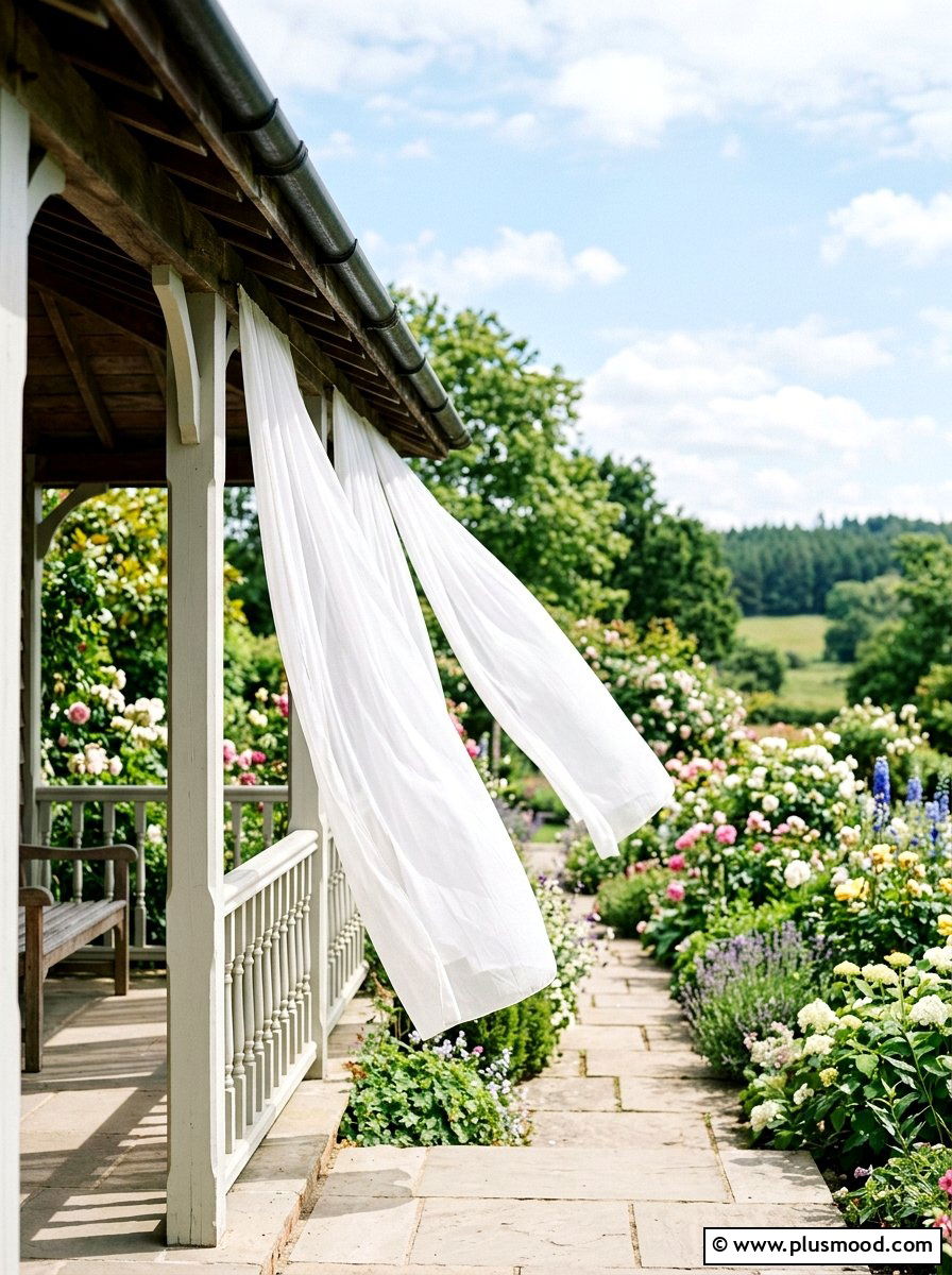 Fabric Drapery - 25 small backyard ideas for weddings