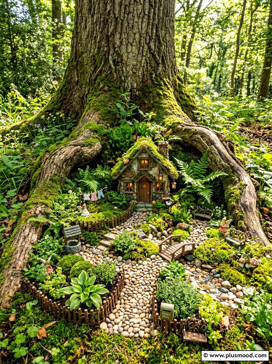 Fairy Garden Corner - 25 budget summer garden ideas