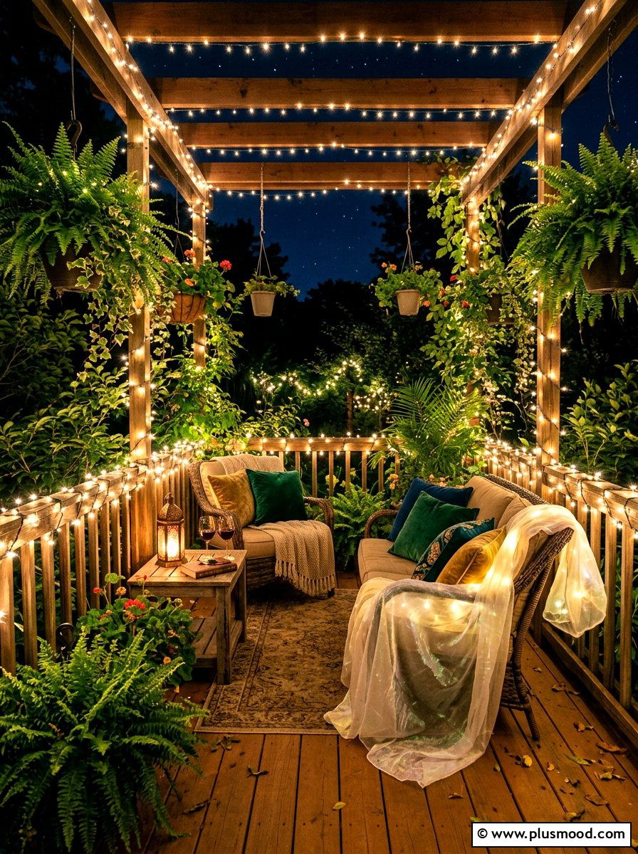 Fairy Light Garden - 25 summer porch party ideas