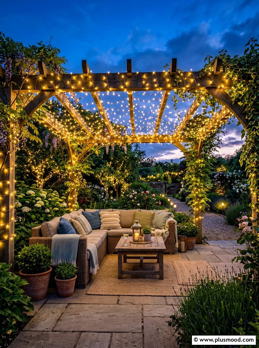 Fairy Light Garden - 25 easy summer home ideas
