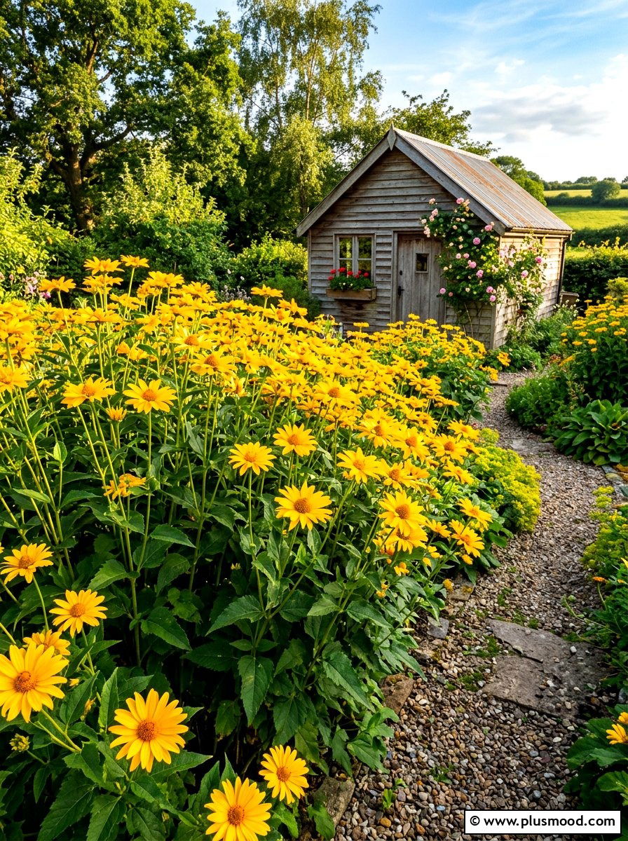 False Sunflower Heliopsis - 25 late summer flower garden ideas