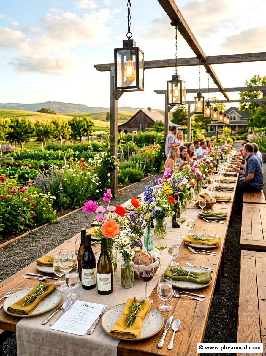 Farm To Table Dining - 25 summer backyard party ideas