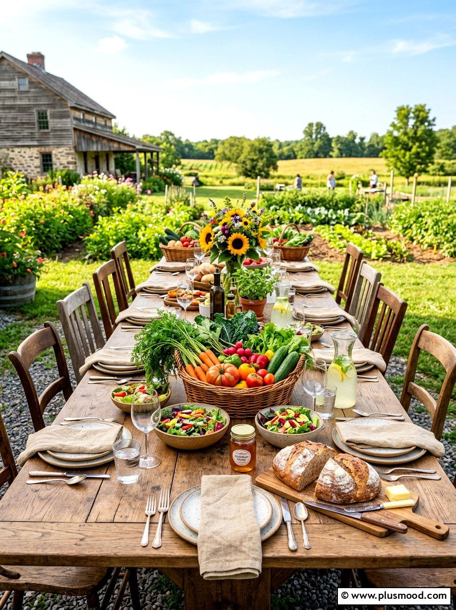 Farm to table - 25 late summer party decor ideas