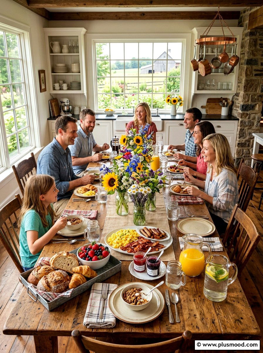 Farmhouse Brunch Table - 25 summer brunch table ideas