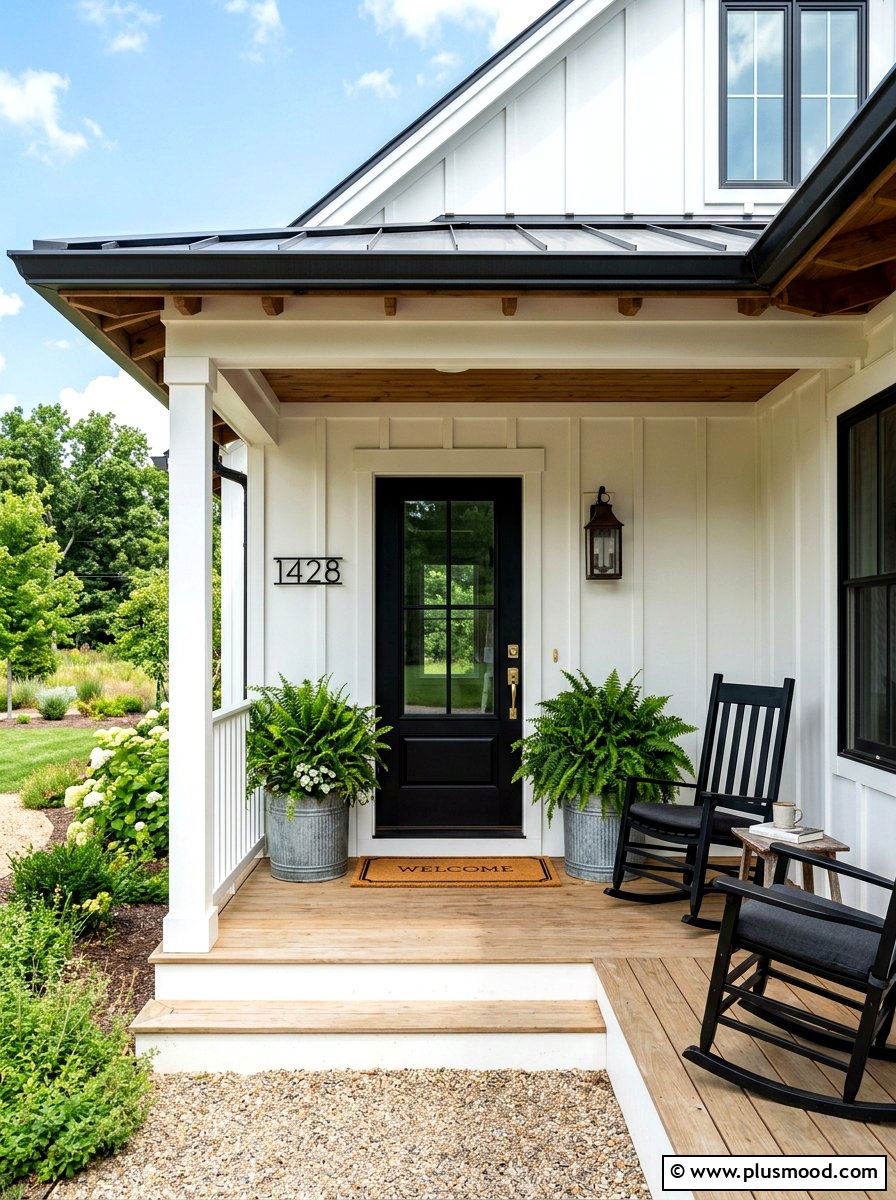 Farmhouse Front Porch - 25 beautiful summer porch ideas