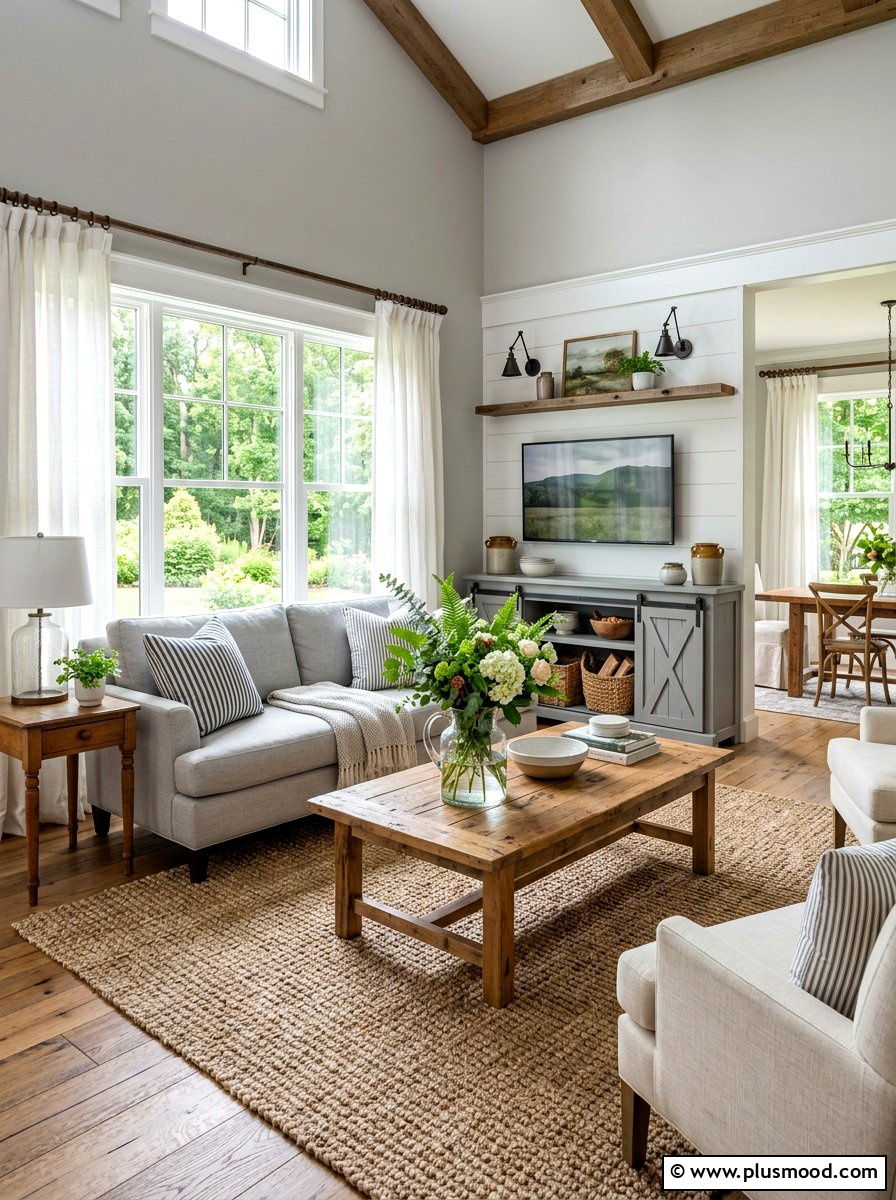 25 Summer Decor Ideas for Gray Living Room Spaces