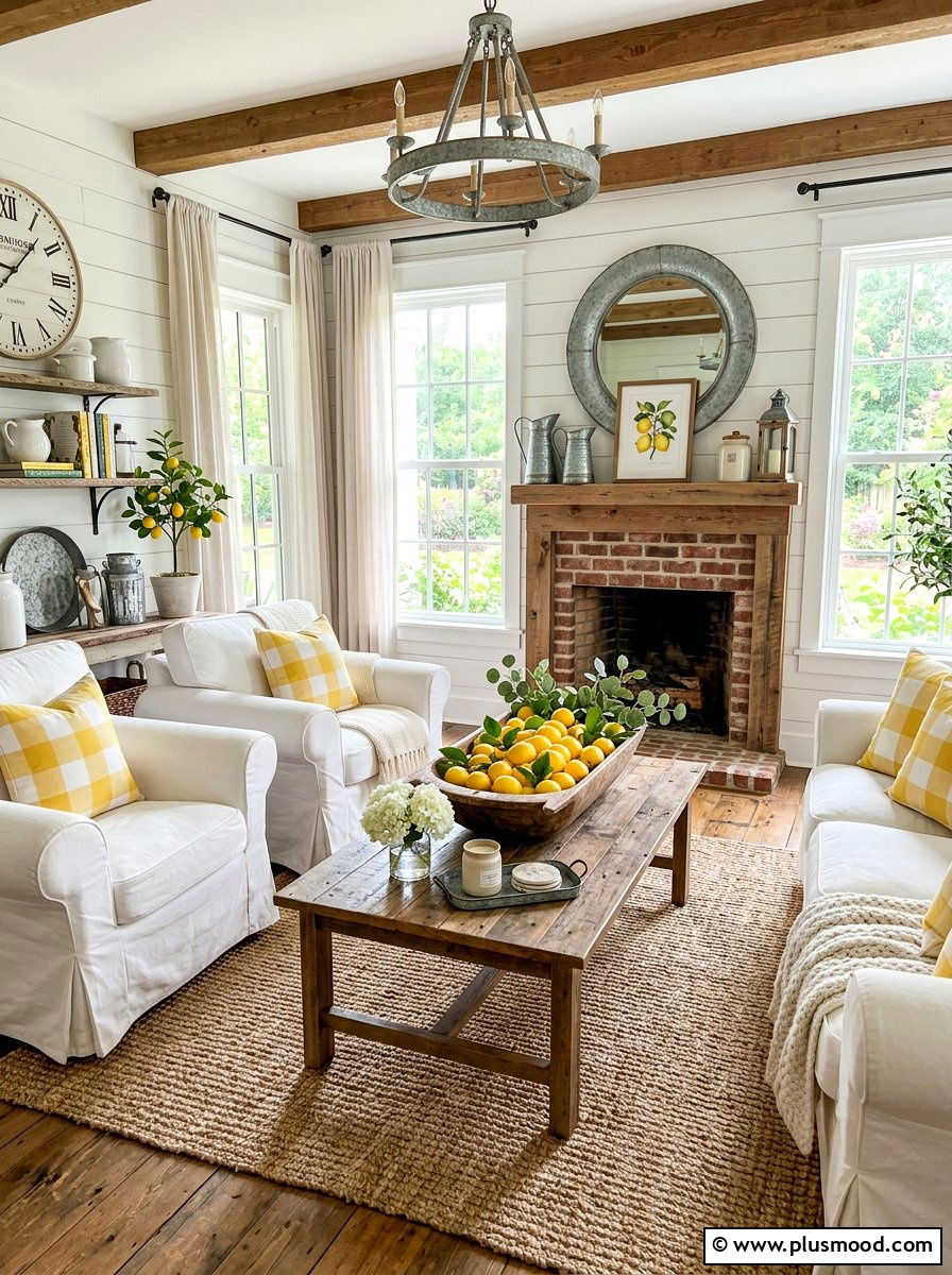 25 Summer Lemon Decor Ideas for Living Room Sunny Refresh