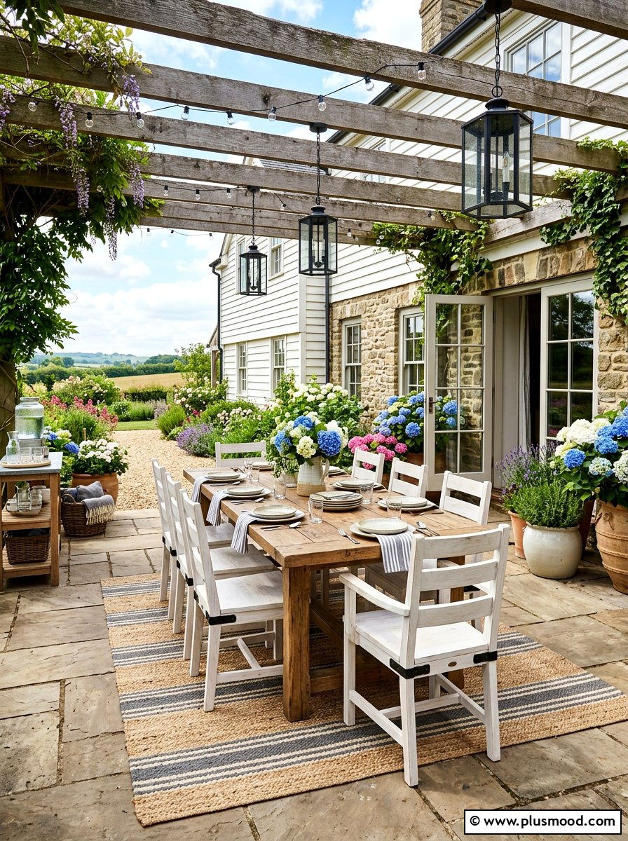 Farmhouse Patio - 25 summer patio decor ideas