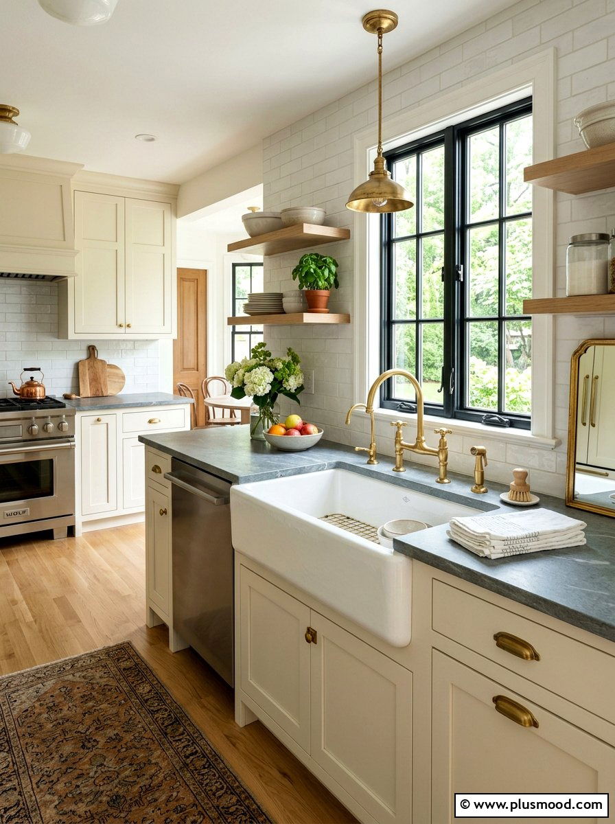 Farmhouse Sink Upgrade - 25 summer kitchen makeover ideas