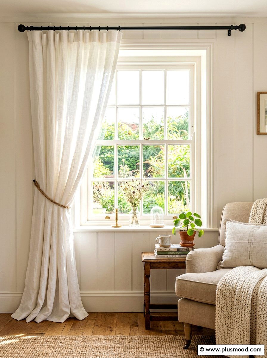 Farmhouse Window Treatments - 25 summer farmhouse home decor ideas