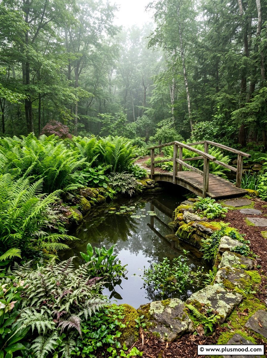 Fern Garden Pool Surround - 25 pool landscaping ideas for shade gardens