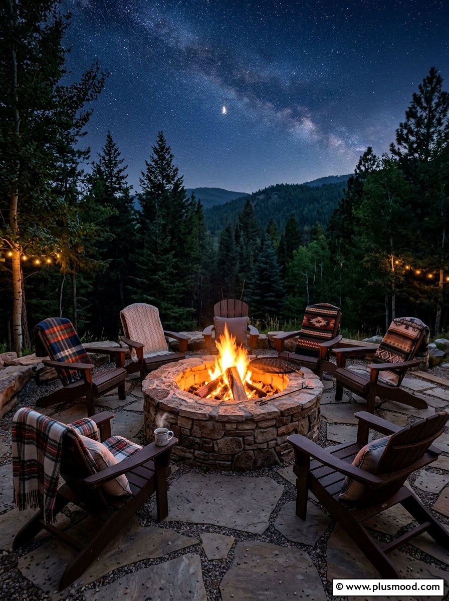 Fire Pit Centerpiece - 25 small backyard ideas for weddings