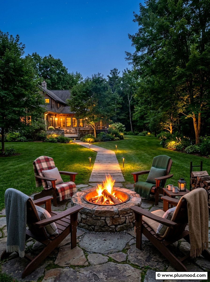 Fire Pit Seating - 25 last days of summer decor ideas