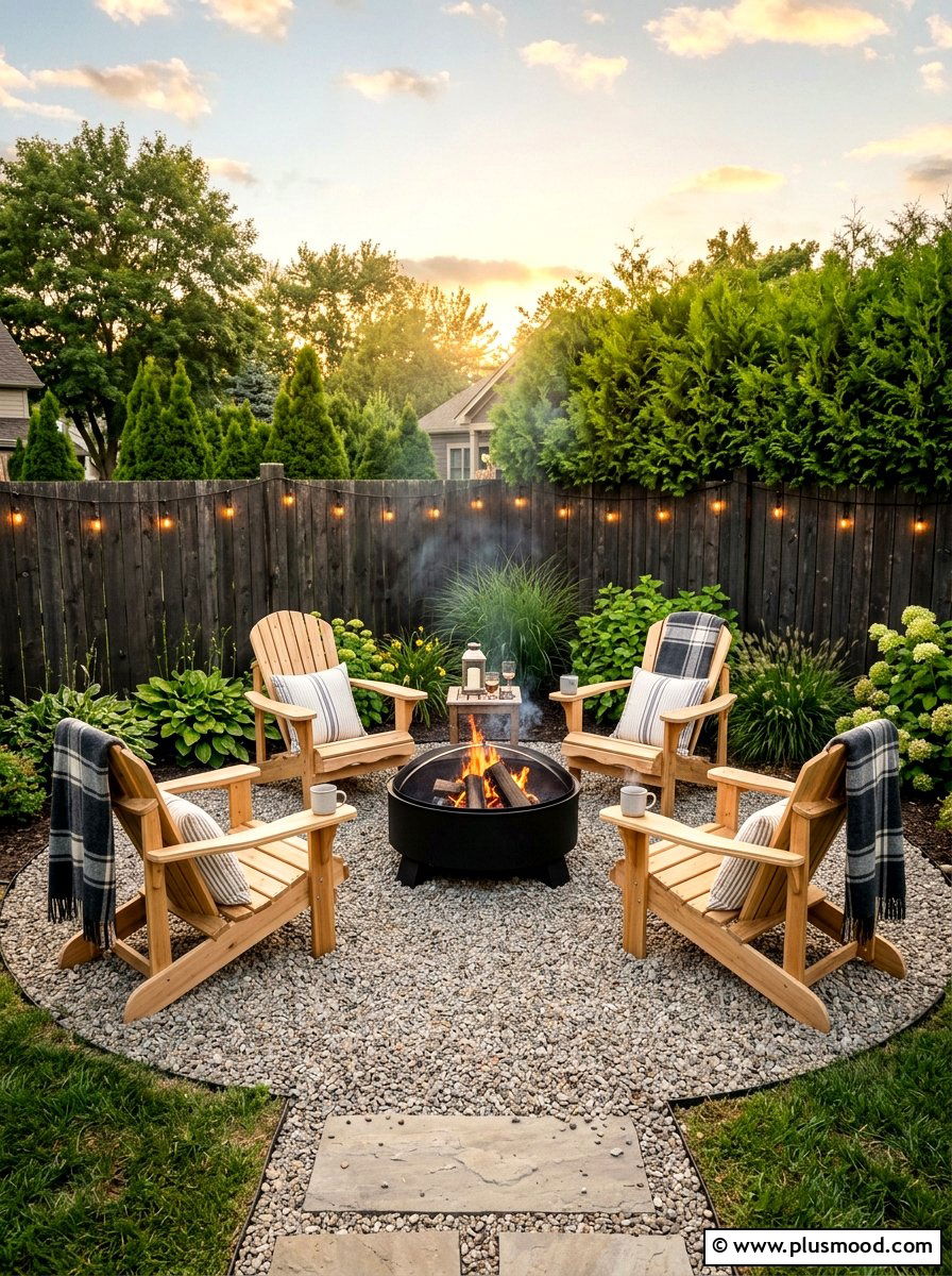 Fire Pit Seating - 25 small backyard ideas for entertaining
