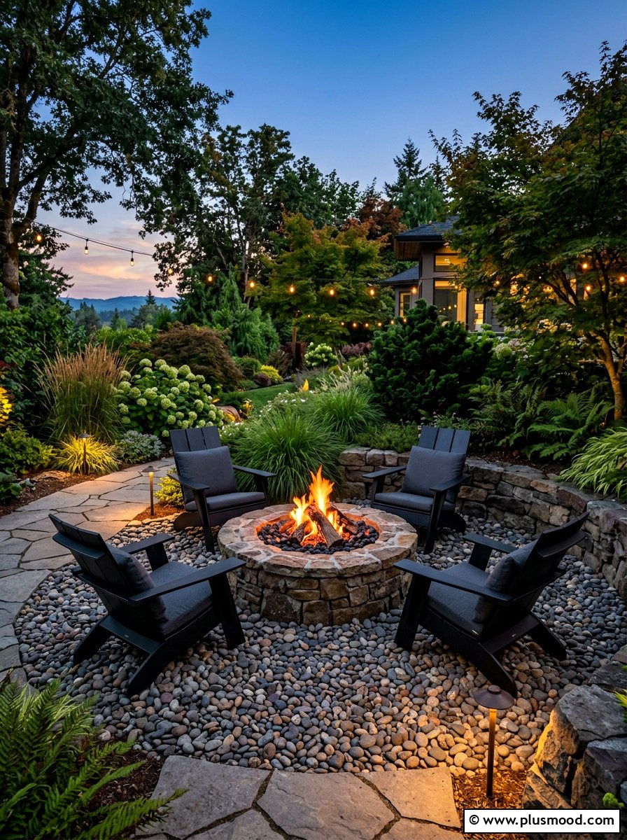 Fire Pit Seating - 25 summer backyard makeover ideas