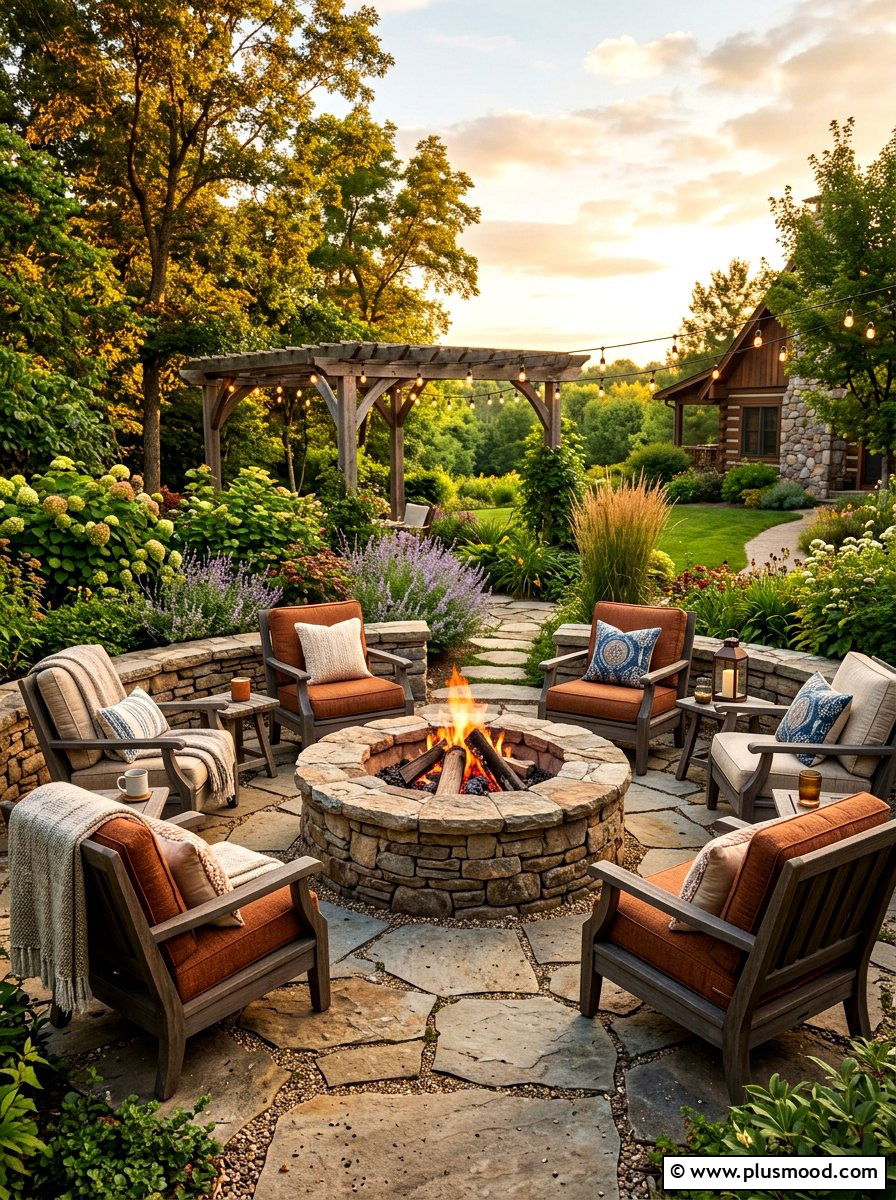 Fire Pit Seating Area - 25 best summer patio ideas