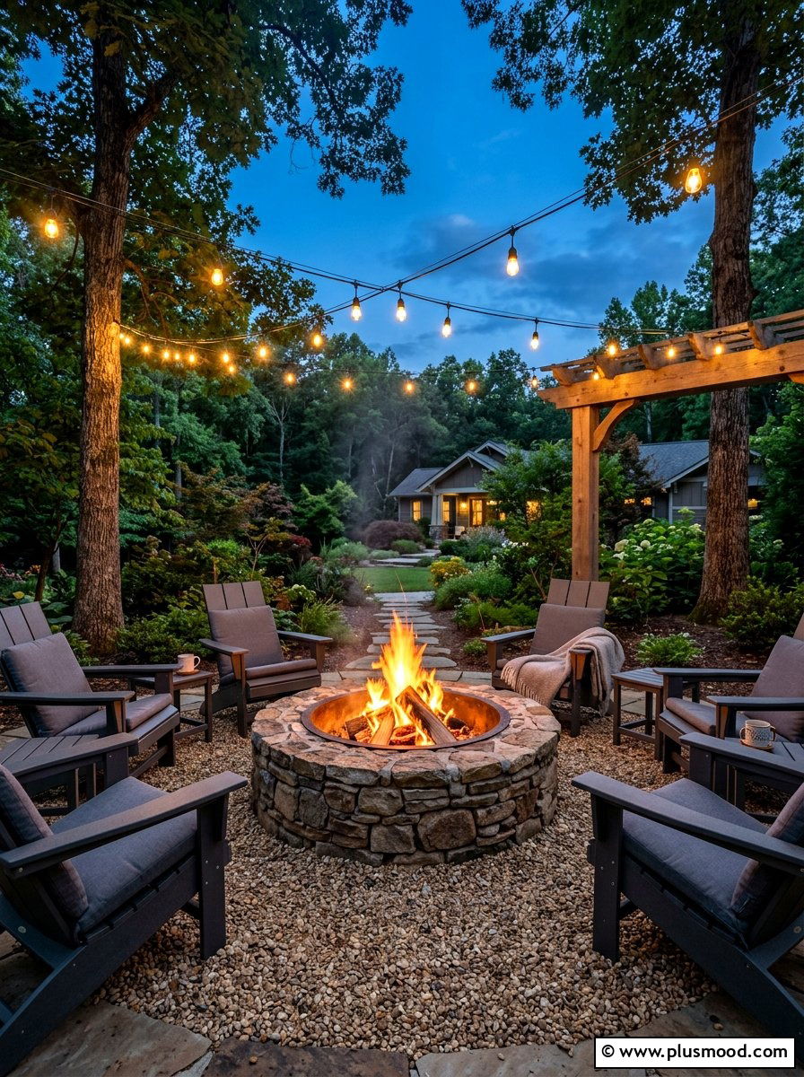 Fire Pit - 25 summer patio garden ideas