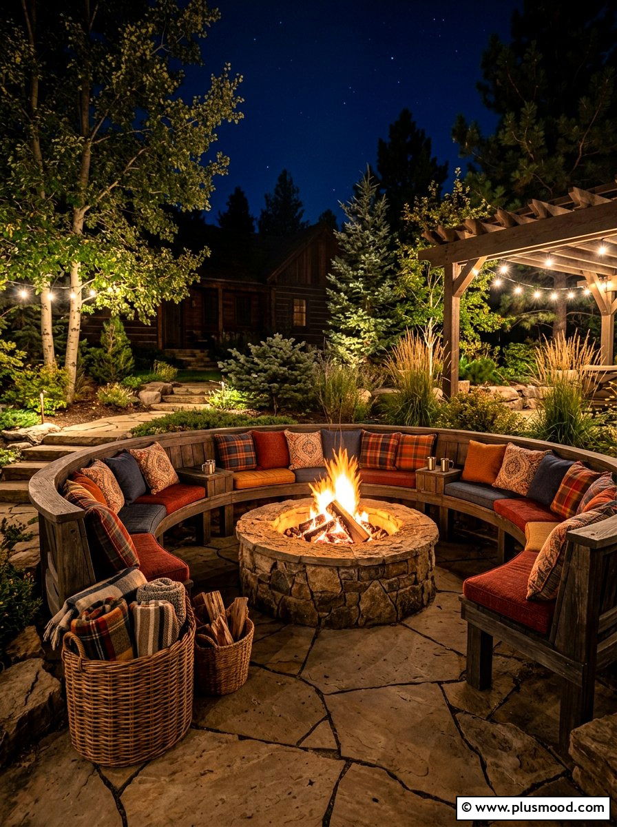 Fire pit seating - 25 late summer entertaining ideas