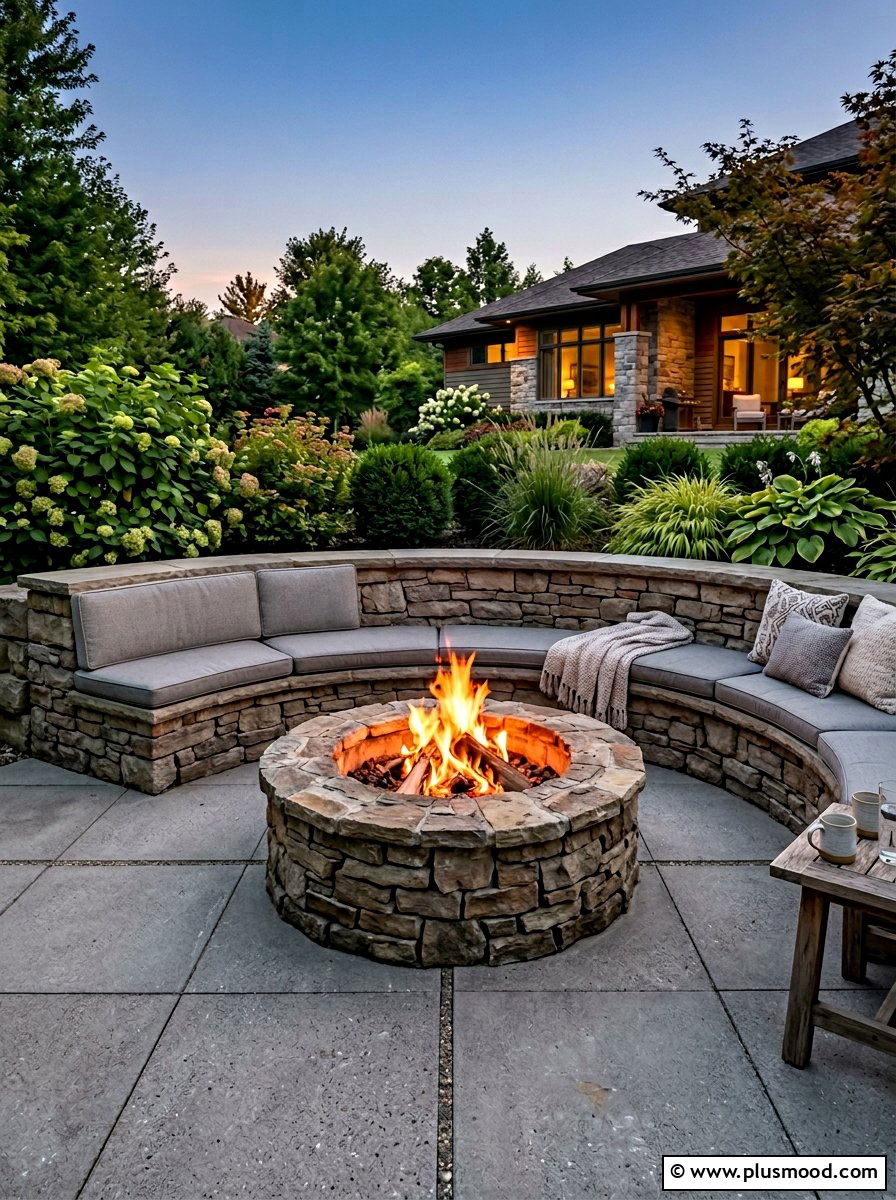 25 Small Backyard Ideas With Seating Wall for Comfort