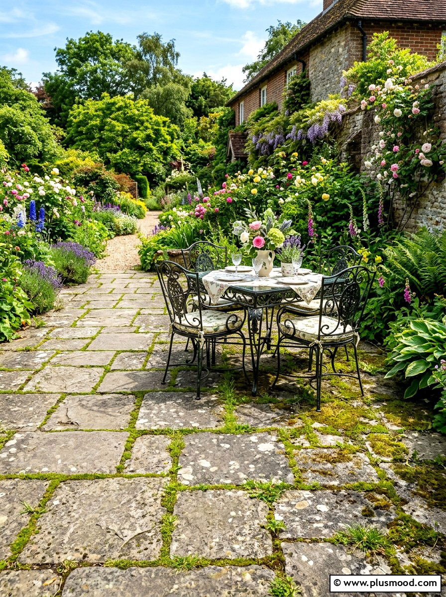 Flagstone Patio - 25 summer outdoor living patio ideas