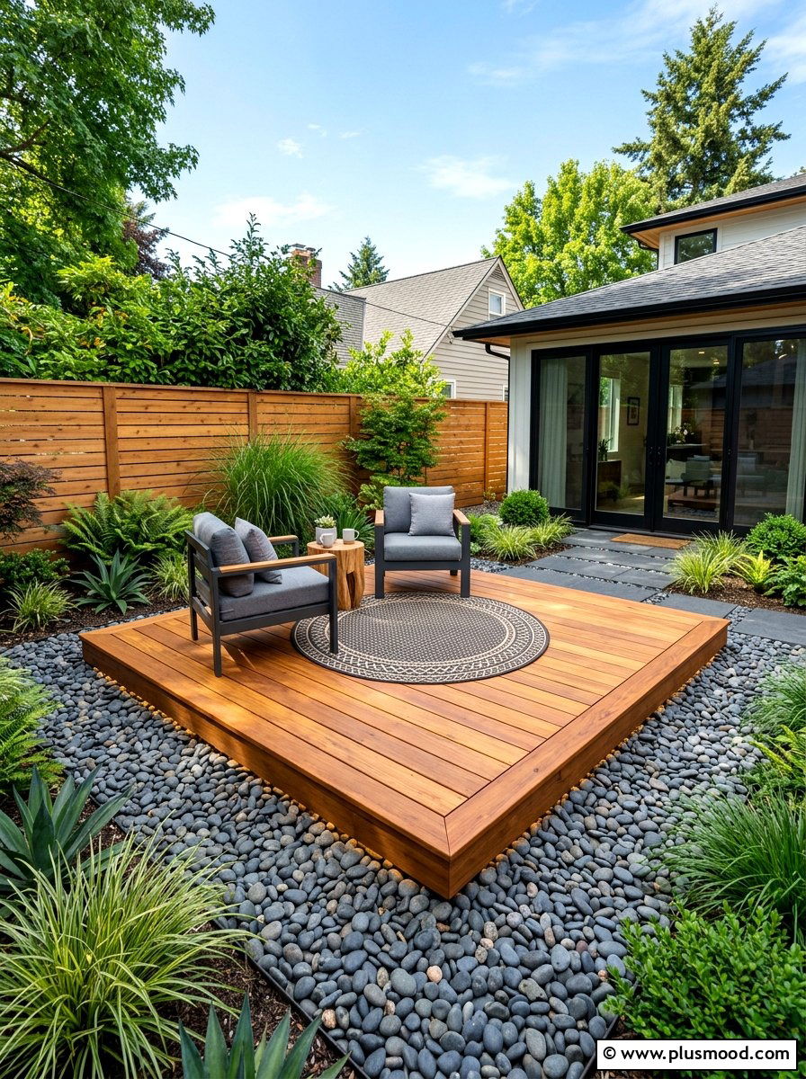 Floating Deck - 25 summer backyard ideas for small yards