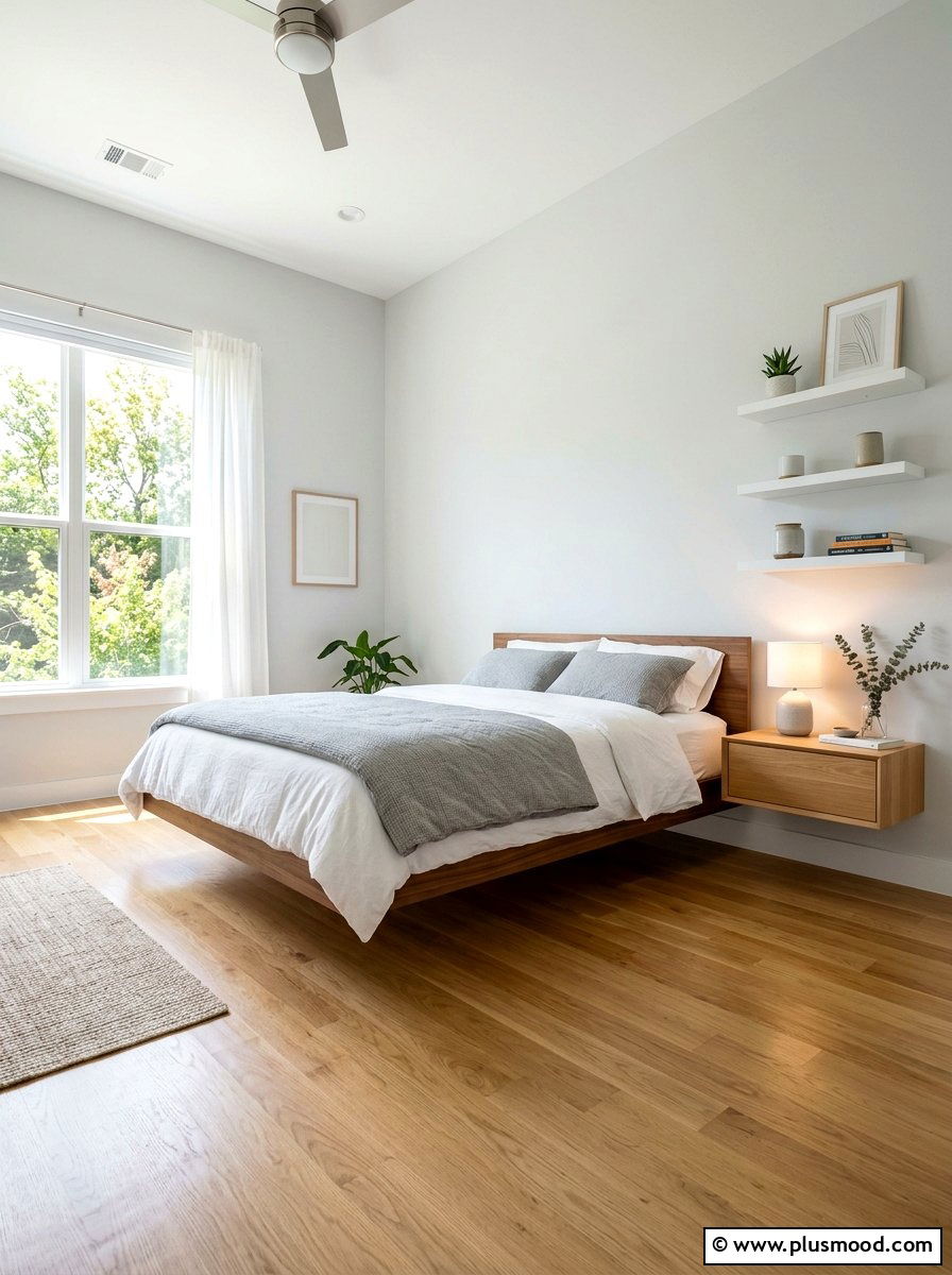 Floating Furniture Bedroom - 25 small summer bedroom ideas