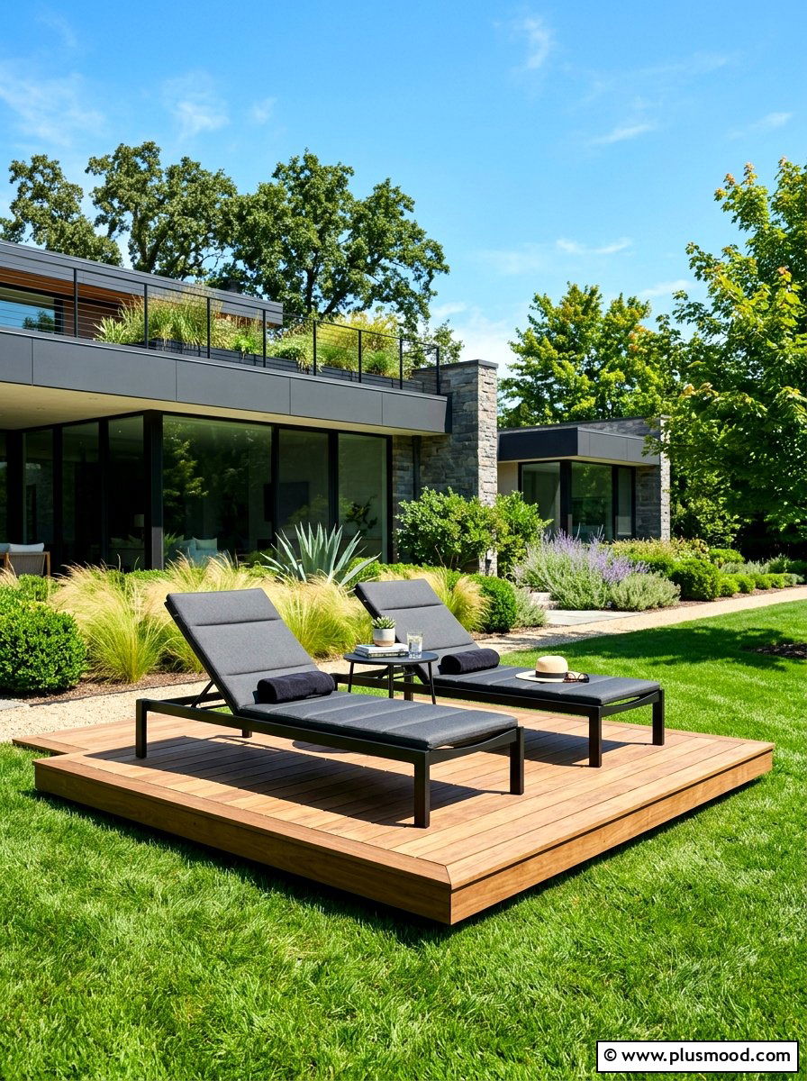 Floating Sun Deck - 25 summer backyard hosting ideas
