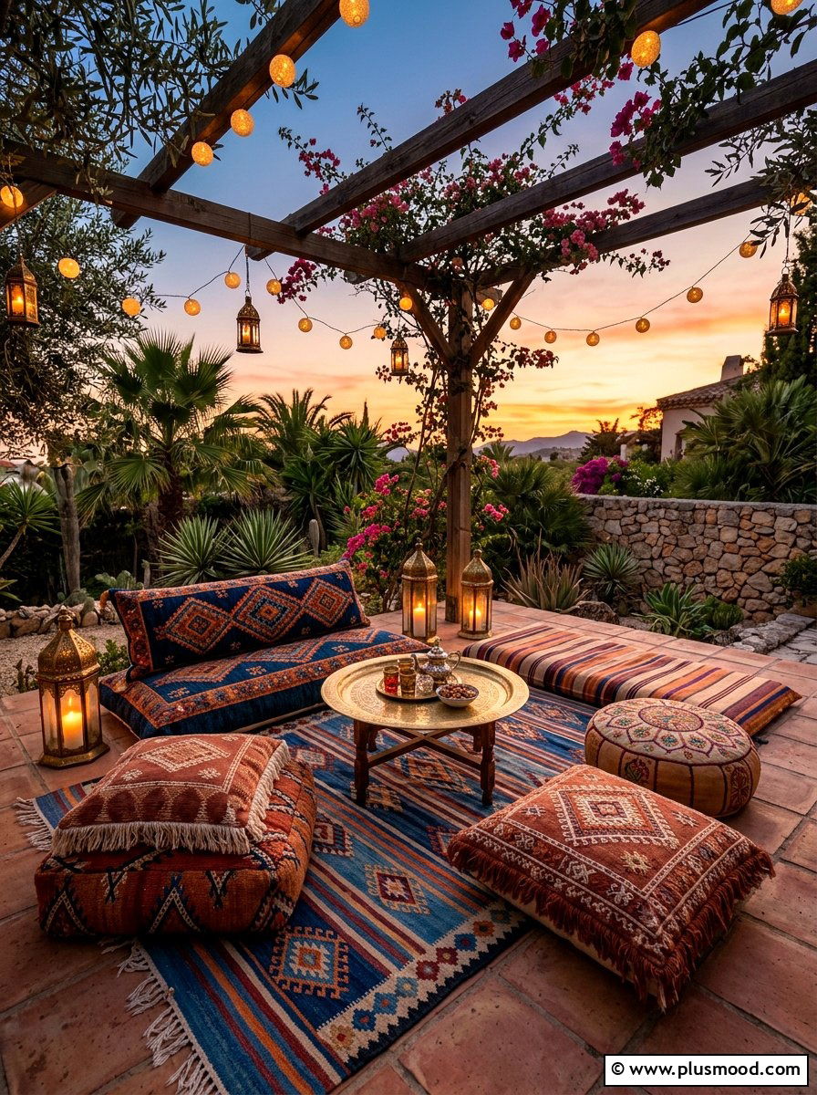 Floor Pillow And Cushion - 25 summer balcony seating ideas