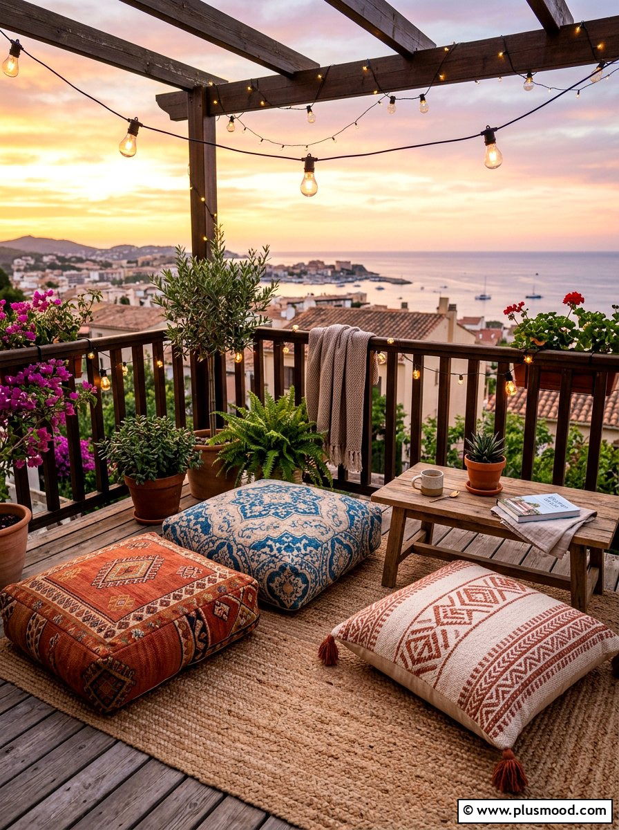 Floor Pillows For Balcony - 25 summer condo balcony ideas