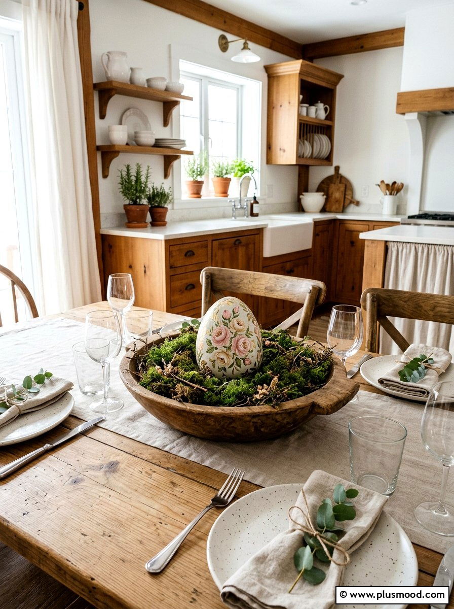 Floral Easter egg rock - 25 painted rock ideas for Easter