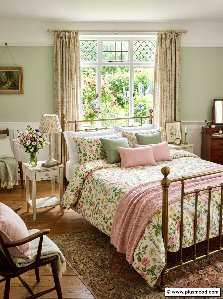 Floral Print Summer Duvet - 25 summer duvet styling ideas