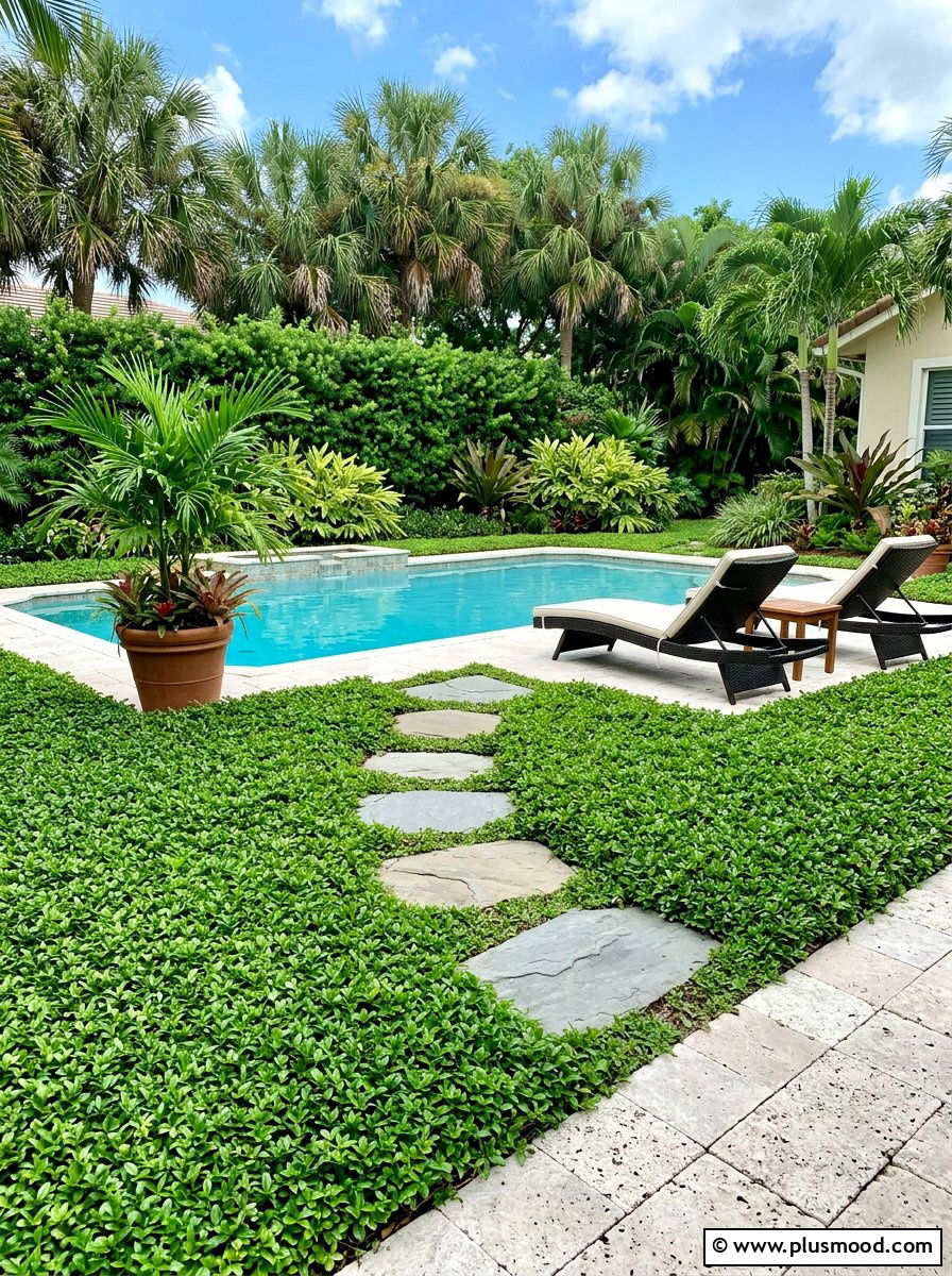 Florida Friendly Ground Cover - 25 pool landscaping ideas for Florida homes