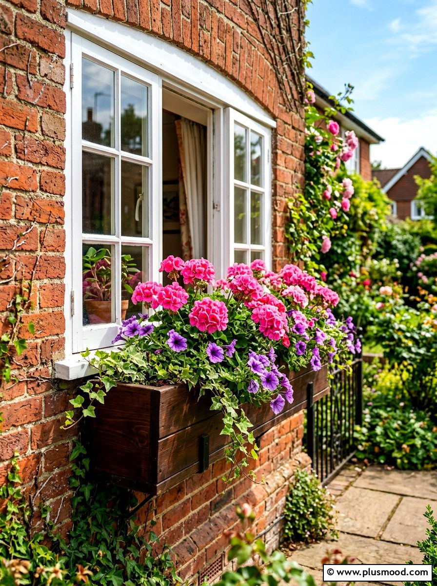 Flower Box Window - 25 easy summer home ideas